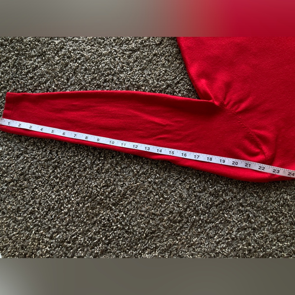 Vita Milano Red Knit Sweater – Size XL - Picture 4 of 6